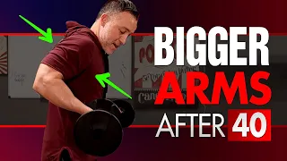 At Home Arms Workout For Men Over 40 (SLEEVE-SPLITTING ARMS!)