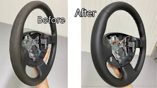 DIY | How to restore steering wheel . All process of restoration.