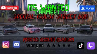 Car Meet GTA 5 Online Live (PS5) MODDED ACCOUNT GIVEAWAY  collab WITH  @StreetBuD