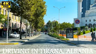 Driving in Tirana, Albania - 4K UHD - Driving Tour - The capital and largest city of Albania