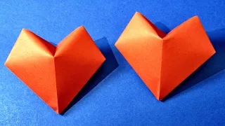 Volumetric paper heart ❤ Origami paper heart