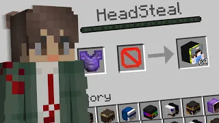 How I Collected Every Player Head Using This Illegal Armor In This Headsteal SMP