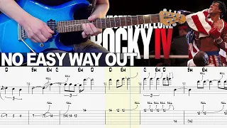 Robert Tepper - No Easy Way Out | Guitar cover WITH TABS |