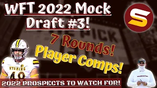 After Free Agency WSH FULL 7 ROUND Mock Draft Ep 3! 11th Overall Pick Debate! Top WR In Draft!