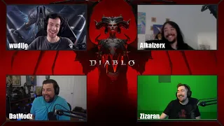 Diablo 4 Podcast with DatModz, Alkaizerx, Zizaran & wudijo - Nightmare Dungeons, Hardcore & More