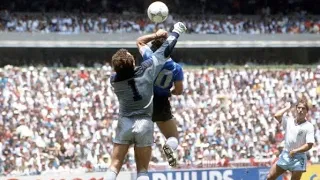 Maradona Both Goals vs England 1986 (English and Spanish Commentary)