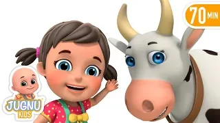 Meri Gaia - Hindi Rhymes for Children | Cow videos - Hindi poems collection by Jugnu Kids