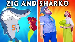 Zig & Sharko WITH ZERO BUDGET - Sharko Can't Hit Zig | Hilarious Cartoon Compilation