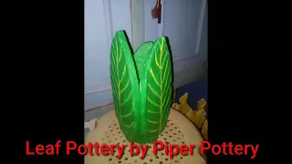 Leaf pottery by Piper pottery/ jay_ar vloggg