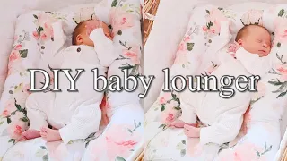 Snuggle Me Organics DIY | baby lounger