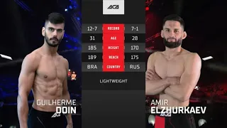 Гильерме Доме vs. Амир Эльжуркаев | Guilherme Doin vs. Amir Elzhurkaev | ACA 159