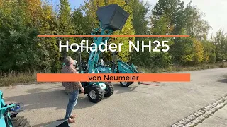 Neumeier Hoflader NH25 bestes Preis- Leistungsverhältnis in seiner Klasse von RK-BAGGER