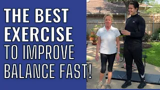 The BEST Exercise to Improve Balance for Walking |1 Legged Stability for Fall Prevention