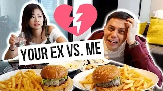 YOUR EX VS. ME CHALLENGE!!! + MUKBANG (Epic Cheat Meal)