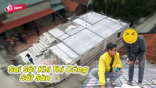 Sai sót nghiêm trọng khi thi công sắt sàn các gia chủ cần lưu ý