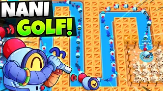 Don't Hit WALLS!!! Showdown Nani Golf Mini Game!!