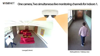 [Hanwha Techwin] Lens replacement type Multi-directional camera demo_PNM-7000VD