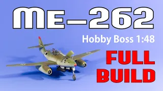 MESSERSCHMITT Me262 Hobby Boss 1/48 scale model kit - how to make it!