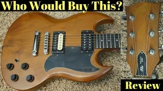 Why Would ANYONE Buy This? 1980 Gibson "The SG" Walnut | Review + Demo