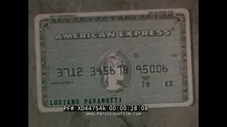 1979 AMERICAN EXPRESS CARD TV COMMERCIALS   LUCIANO PAVAROTTI  PELE  SIR EDMUND HILLARY  XD44754k