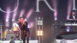 Hurts live at Subbotnik festival Moscow 06/07/13