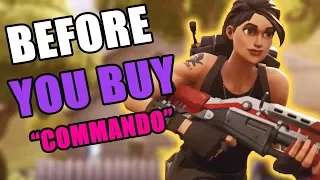 FORTNITE: BEFORE YOU BUY "COMMANDO" SKIN REVIEW | Sonny Daniel