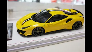 1/18 IVY Merit - Novitec Ferrari 488 Pista Giallo Modena