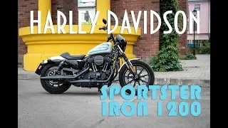 Harley Davidson Sportster Iron 1200. Назад в 70-е. Нераритетов обзор.