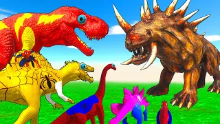 Rescue SHIN GODZILLA EARTH From GODZILLA & KONG: Giant Indominus, Triceratops, Pteranodon & Dinosaur