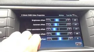 Range Rover Evoque Secret Infotainment E Mode Menu In Sat Nav How To! Calibrate Screen