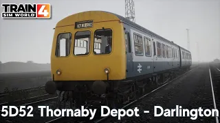5D52 Thornaby Depot - Darlington - Tees Valley Line - Class 101 - Train Sim World 4