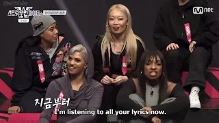 [Eng Sub] Street Woman Fighter 2 - Jam Republic Global Artist Mission 'Beyoncé' reaction | Ep 9 cuts