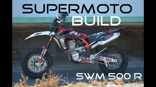 Supermoto Build | SWM 500 | Racing Dekor | Graphics | Decals | MotoPatriots