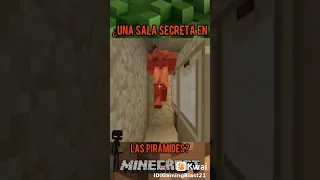 UNA SALA SECRETA EN LAS PIRAMIDES DE MINECRAFT