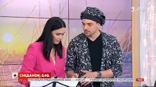 Музичний кухар Олександр Семенченко продемонстрував свою творчість у студії Сніданку з 1+1