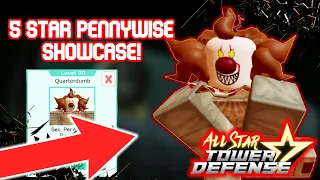 5 STAR PENNYWISE THE DANCING CLOWN! ALL STAR TOWER DEFENSE  - ROBLOX (HALLOWEEN SPECIAL) (FANMADE)