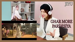 Korean Unnie Reacts to Ghar More Pardesiya - Full Video| Kalank | Varun, Alia(한국인 언니 인도 발리우드 노래 리액션)