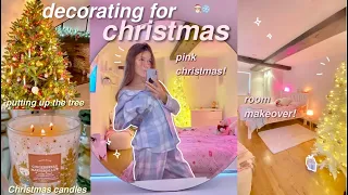 THE ULTIMATE CHRISTMAS VLOG! 🌟aesthetic room decorating, shopping & putting up the tree!