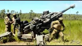 Live fire exercise with 4th Regiment's new Howitzer M777