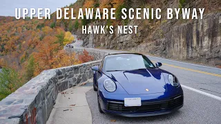 Porsche 911 S 992 Fall Drive: Hawk's Nest / Upper Delaware Scenic Byway