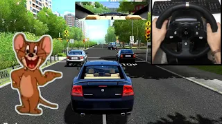 City Car Driving Dodge Charger SRT | Logitech g920 Steering Wheel gameplay