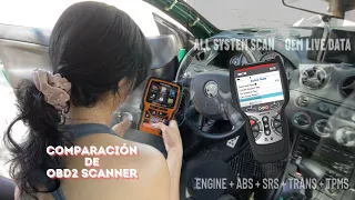 Comparación de OBD2 Scanners (Innova y Foxwell)