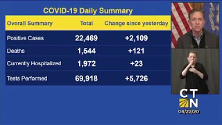 Governor Lamont's April 22, 2020 4:00PM Coronavirus Update