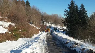 Unimog turbina schmidt Verde & Strade