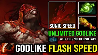 BRUTAL FLASH SPEED Nonstop Godlike Carry Bloodseeker 100% Counter PA with Max Speed MKB Dota 2