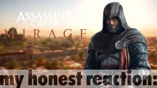 my actual opinion of this game (ASSASSIN CREED MIRAGE)