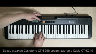 Casio Casiotone CT-S200: Первый взгляд