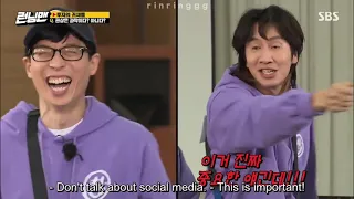 yoo jaesuk (유재석) teasing/cutting off lee kwangsoo (이광수) pt. 2