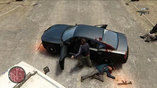 GTA 4 - Alderney City Gang Shootout + Six Star Escape