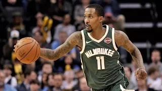 Brandon Jennings Bucks Return Near Triple Double! 2017-18 Season